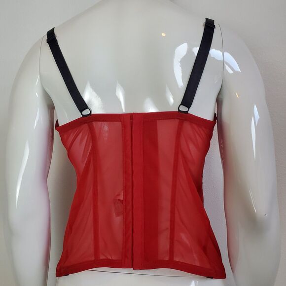 Adore Me Red Corset Bra - Picture 3 of 8